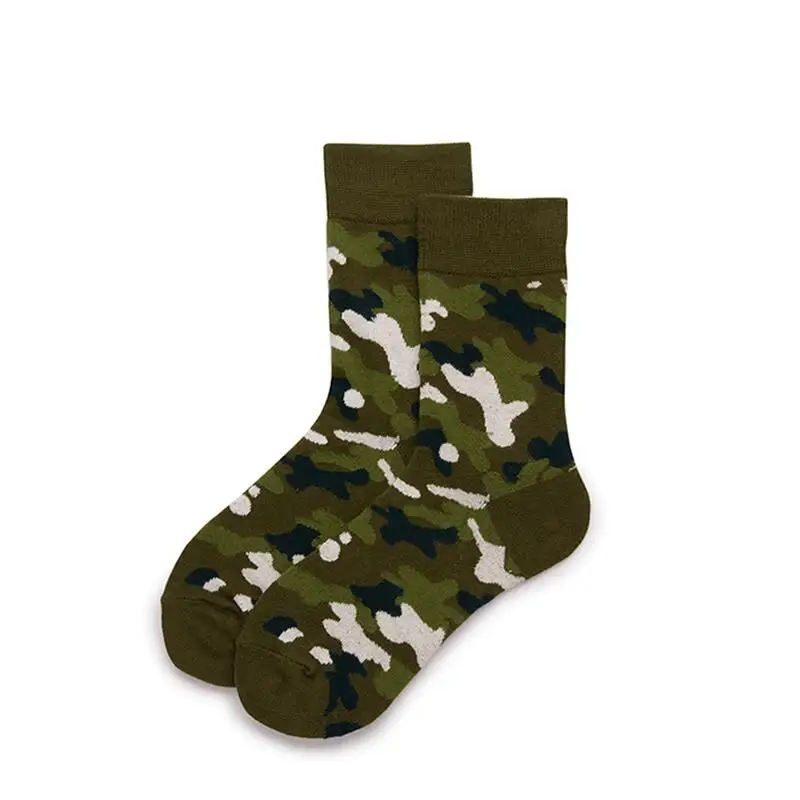 Women Men Solid Camo Cotton Sport Socks Ankle Sock Unisex Camouflage Print Short Winter Socks 5 pairs/ lot AL200SC