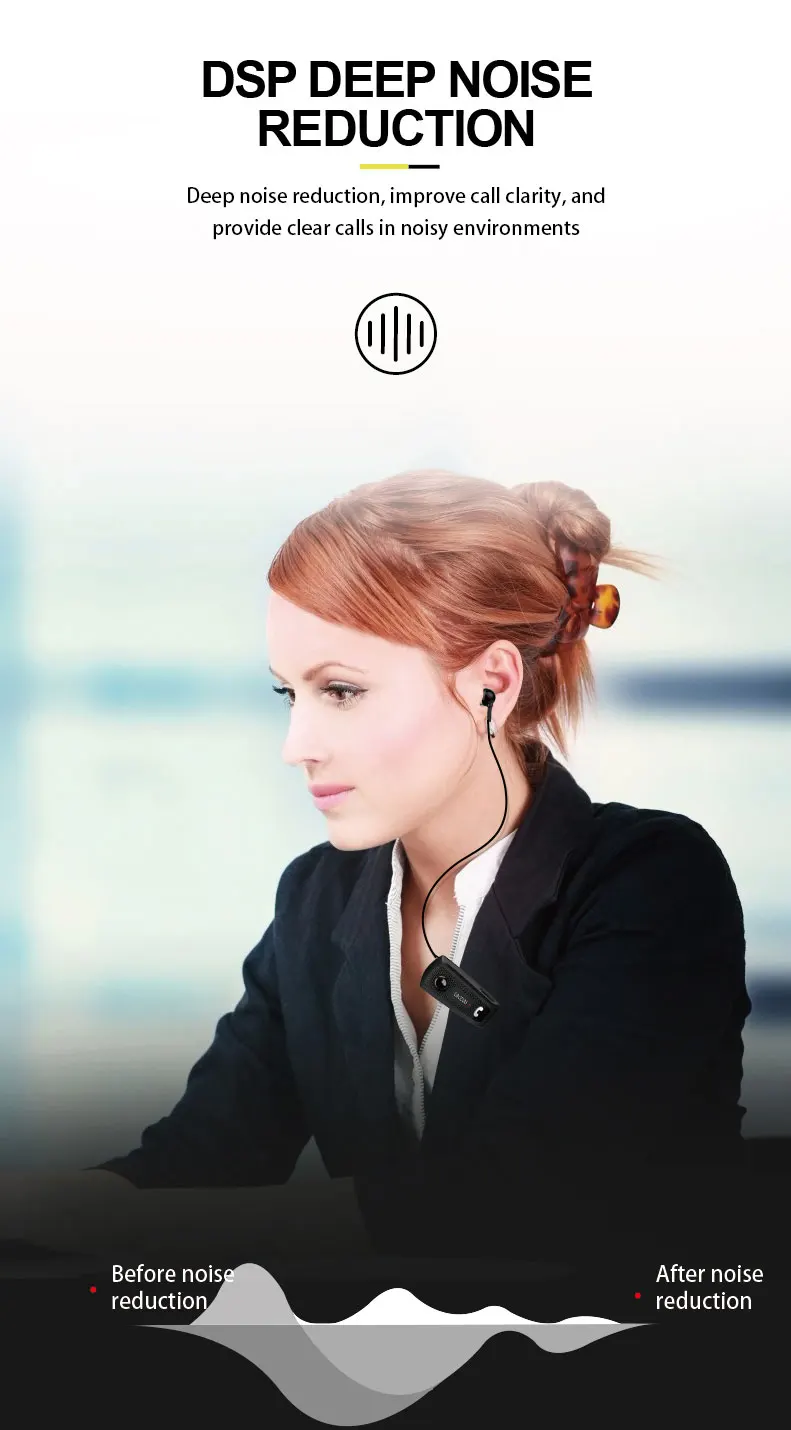 FINEBLUENew UK-E20 Портативный бизнес беспроводной Bluetooth гарнитура Телескопический Тип наушники с микрофоном гарнитура вызов вибрации