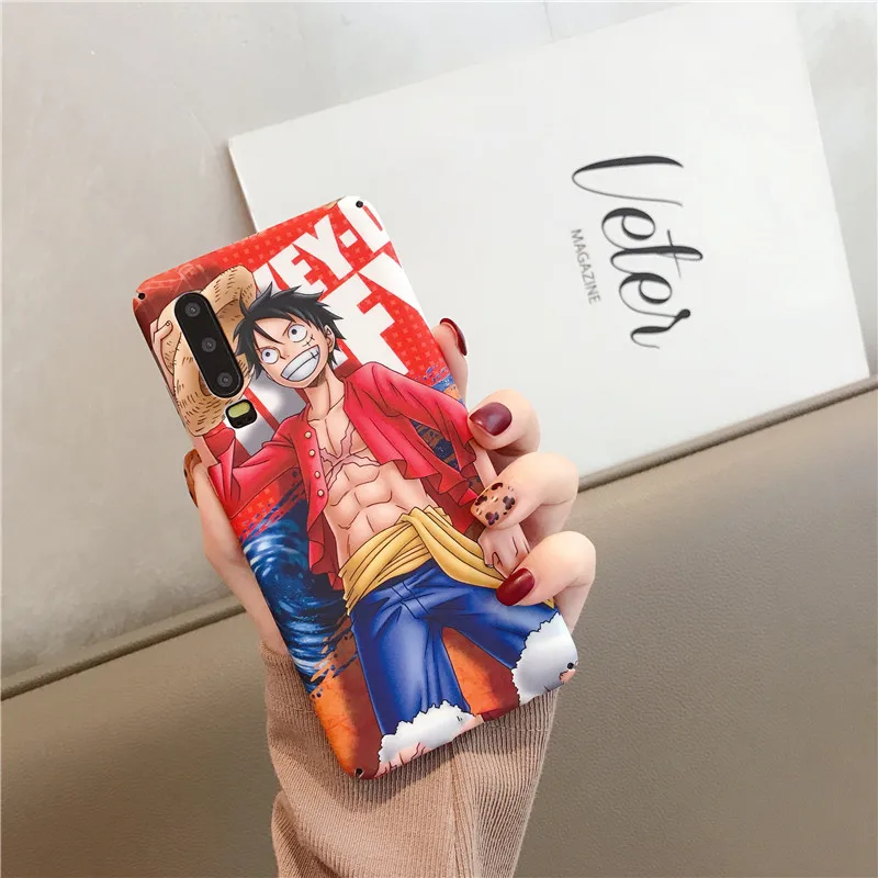 Цельный чехол для телефона с японским аниме мультяшным Луффи iphone Xs MAX XR X 6 6s 7 8 plus