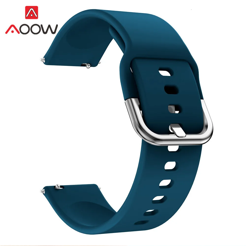20 мм силиконовый ремешок для часов samsung Galaxy Watch Active 42 мм S2 Huami Amazfit Bip Leopard браслет с принтом ремешок Correa