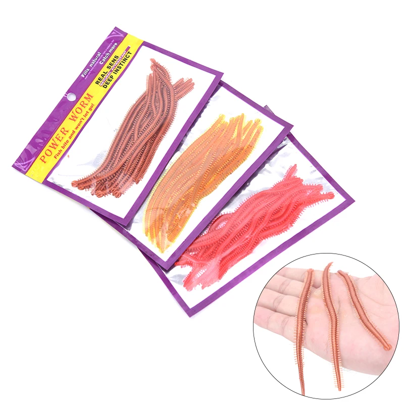 

10Pcs/Lot Artificial Sea Worms 13cm Soft Fishing Lures Soft Bait Lifelike Fishy Smell Lures Fishing Tackle
