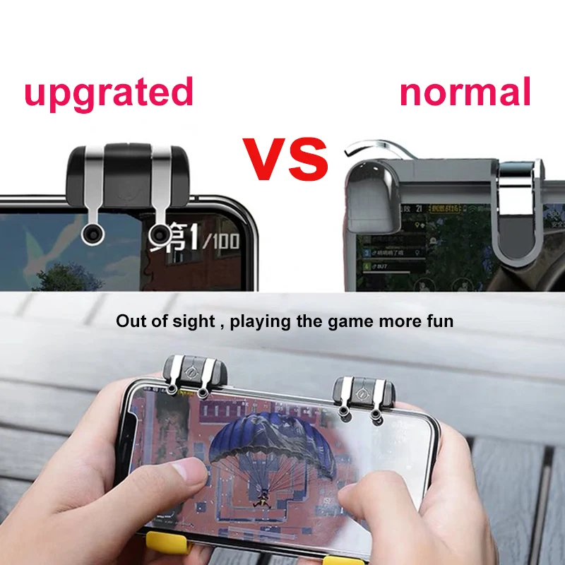 Шесть пальцев управления геймпад триггер для Pubg iPhone Android Мобильный игровой