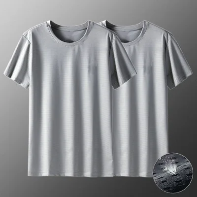 

Men's short-sleeved shirt 2020 autumn and winter new simple trendy T-shirt inside