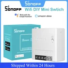 SONOFF Mini R2 DIY Wi-Fi переключатель с двухсторонним управлением MINIR2 мобильный телефон APP таймер умный дом работа с Alexa Google Home