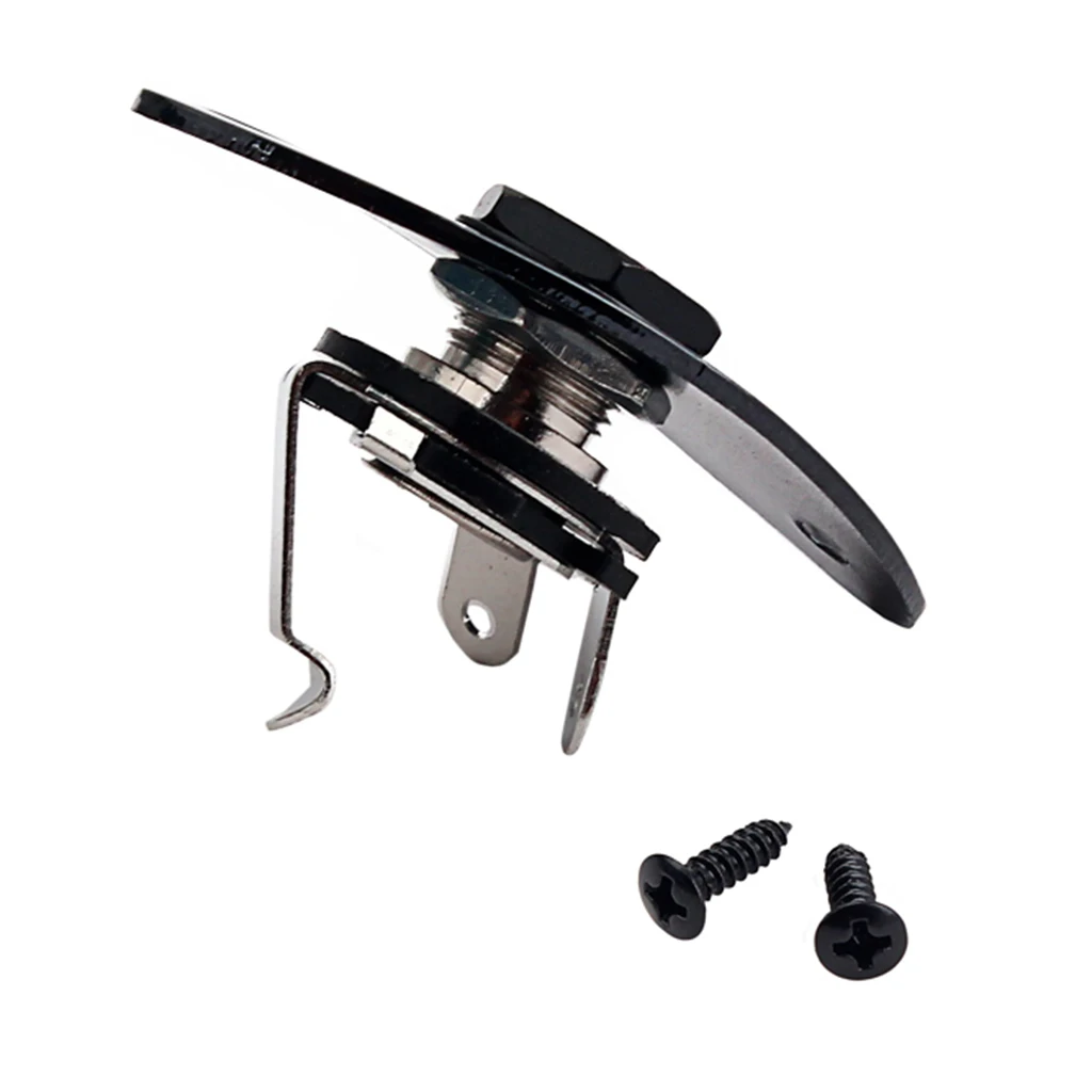 

2X овальные входные выходные и гнездовые пластины для электрического бас сигар коробка гитара комплект