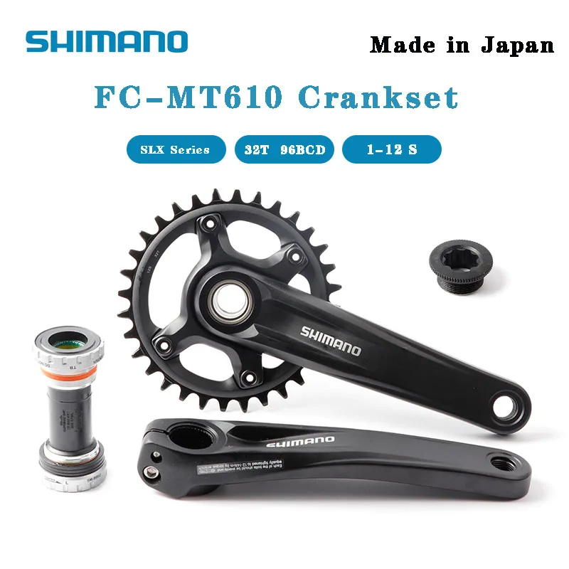 Полый цельный шатун SLX серии FC MT610 M361 1 12S 32T BCD96MM BB52 подшипники подходят для горных
