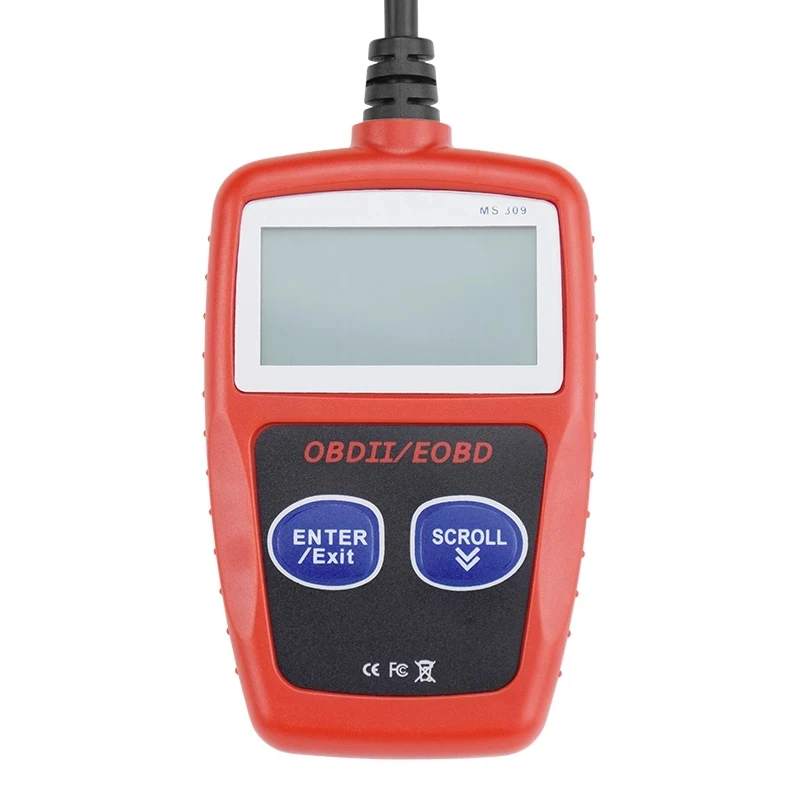 Профессиональный диагностический инструмент MaxiScan MS309 OBD2 OBDII сканер считыватель