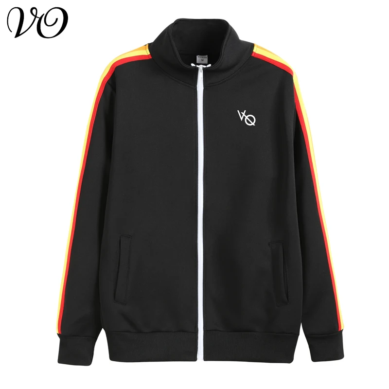 Новинка весна осень 2021 Мужская спортивная одежда в радужную полоску европейском