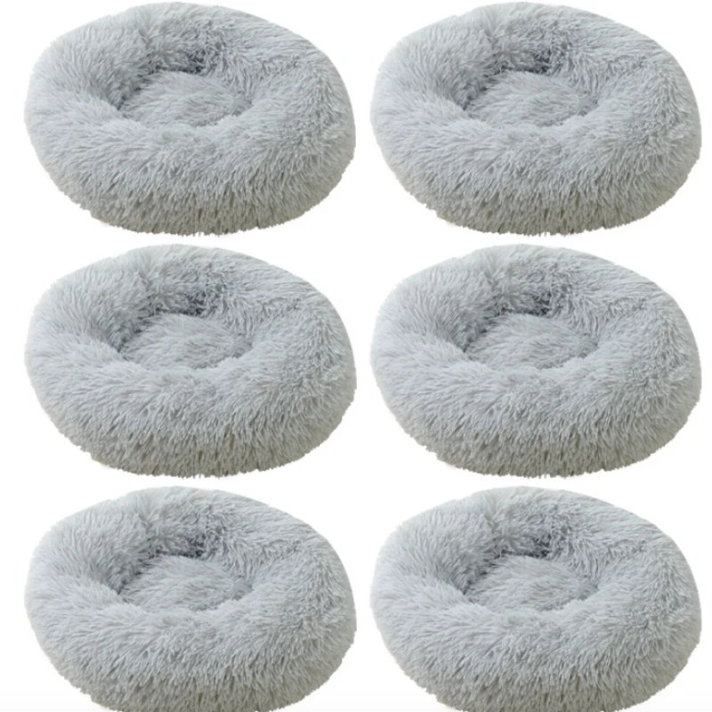 Милая теплая мягкая кровать для кошек домик зимнее гнездо домашних питомцев