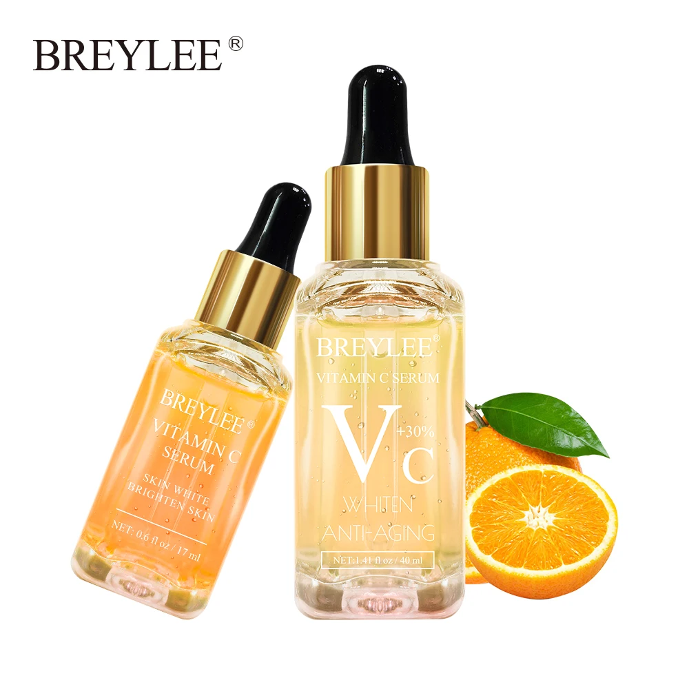 2pcs BREYLEE Витамин С отбеливающая эссенция сыворотка уход за кожей лица Ремонт Гиалуроновая кислота увлажняющая, против морщин удаление веснушек пятен 2 шт - Вес нетто: 2pcs