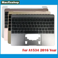 a1534 2016 top case for macbook 12 us uk fr sp ge french spanish german a1534 topcase with keyboard silver gray gold pink