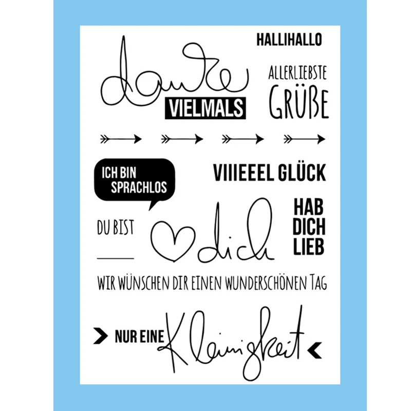 ZATWBS неизвестная культура прозрачные штампы для скрапбукинга/открыток/альбома