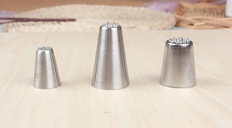 3 шт. металлические насадки для украшения торта из нержавеющей стали | Дом и сад