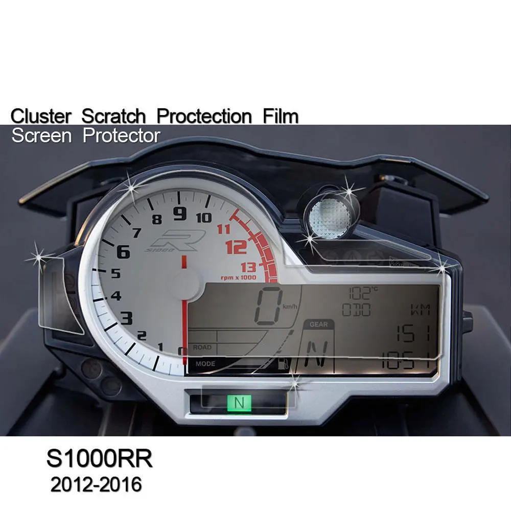 

2Pcs High Quality Film Anti-scratch Protective Film Wear-resistant High-definition Films Suitable For S1000RR 12-16