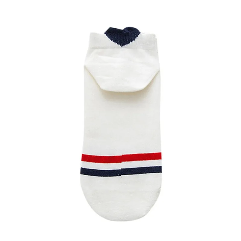 

Love Heart Boat Socks Three-dimension Cute Socks Woman Girls Summer Autumn Fall Spring Comfortable Cotton Women Korean Version