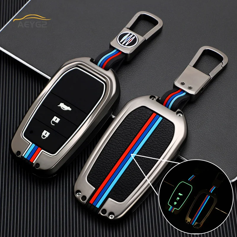 

Zinc alloy Car Remote Key Cover Case Shell Fob For Chr Rav4 Auris Avensis Prius Aygo Camry Corolla Land Cruiser 200 Prado Crown