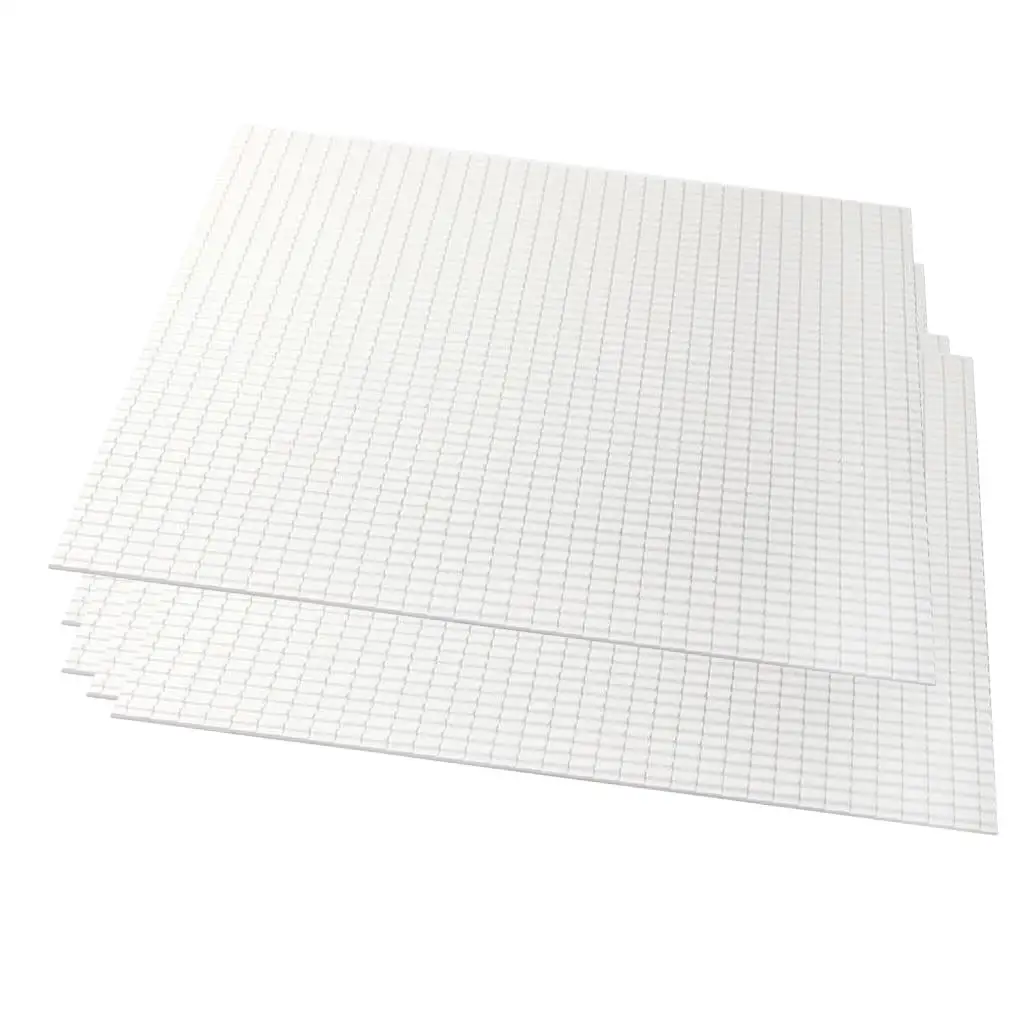 5 шт. имитация крыши белая черепица для дома ландшафтный пейзаж 270X270X2 мм | Игрушки