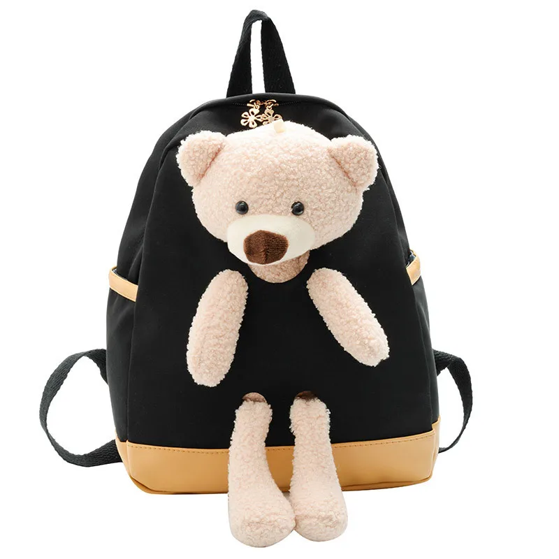 Милый медведь, Детский рюкзак, школьные ранцы для детей, школьные ранцы, нейлоновые детские сумки для книг
