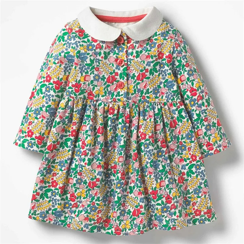 Платье для девочки с принтом животных модное Хлопковое платье Лидер продаж 2019 |