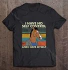 Редкий хорseman Bojack I Don Self Control And I Hate, металлические рубашки для мужчин, размеры аниме рукава, ТВ, футболки оверсайз