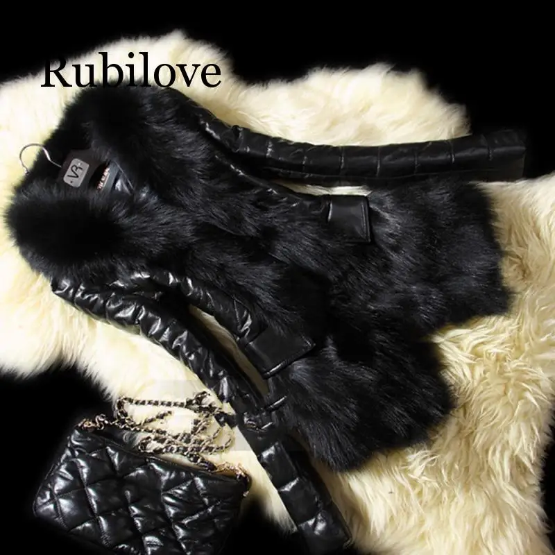 

2019 Faux Leather Jacket Female Women Winter Coat Thickening Cotton Winter Jacket Womens Outerwear Fur for Women Winter