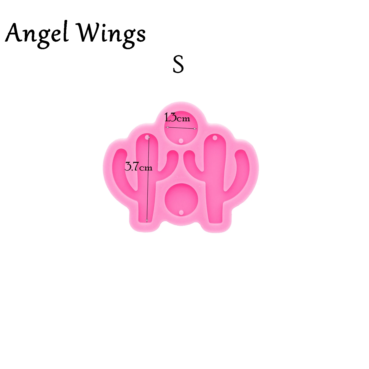 Силиконовая форма для листья DY0524, ладонь серьги в виде дерева/Кактус, для ювелирных изделий из смолы, форма из смолы для изготовления поделок с эпоксидной смолой