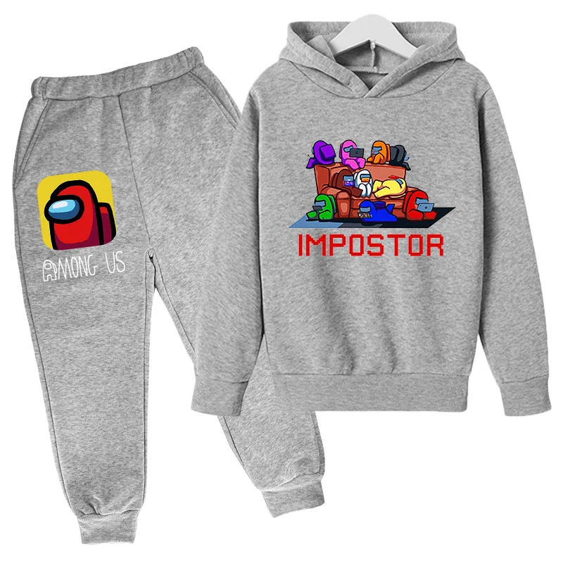 

Among Us Spring and Autumn Children's Clothing Sets Cartoon Sets Children's Boys and Girls Sports wear Sets