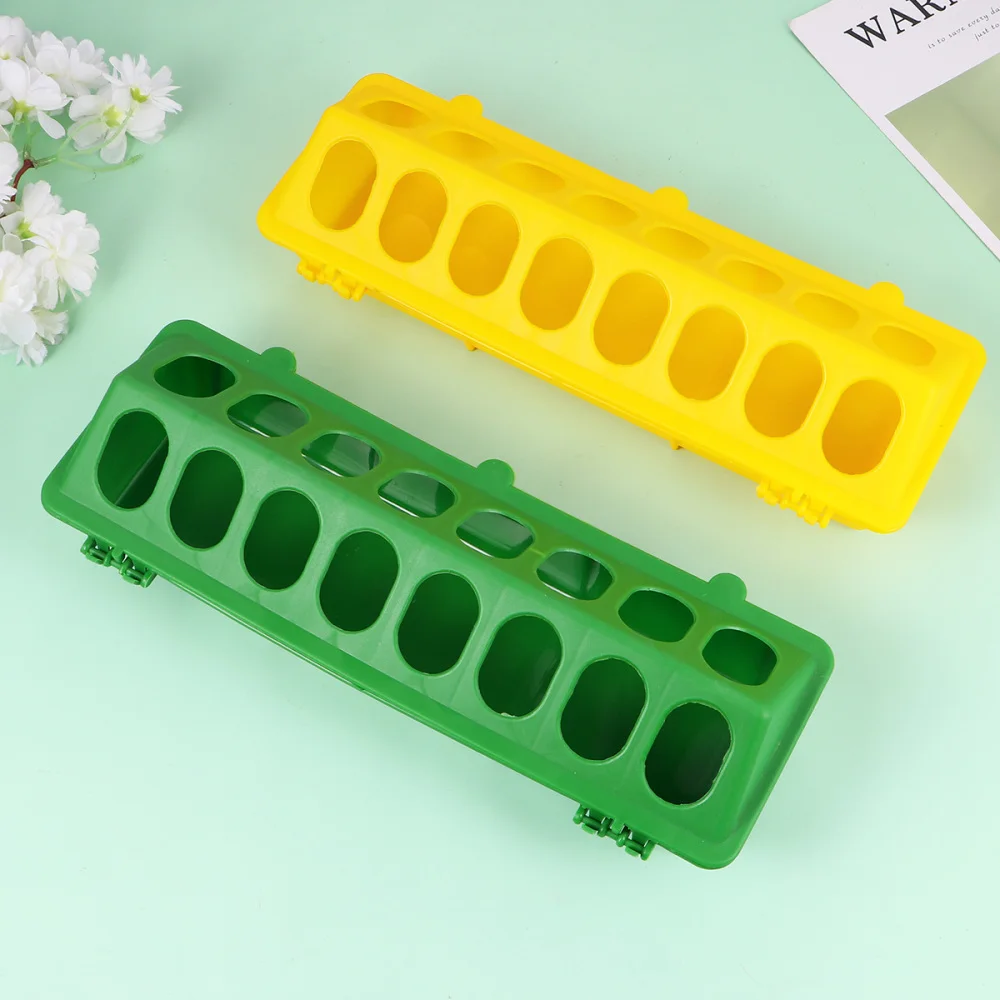 

2PCS Pigeon House Food Crib Pigeon Feeding Trough Thickening Pigeon Feeding Slot New Pigeon Food Box for Home Pet Store