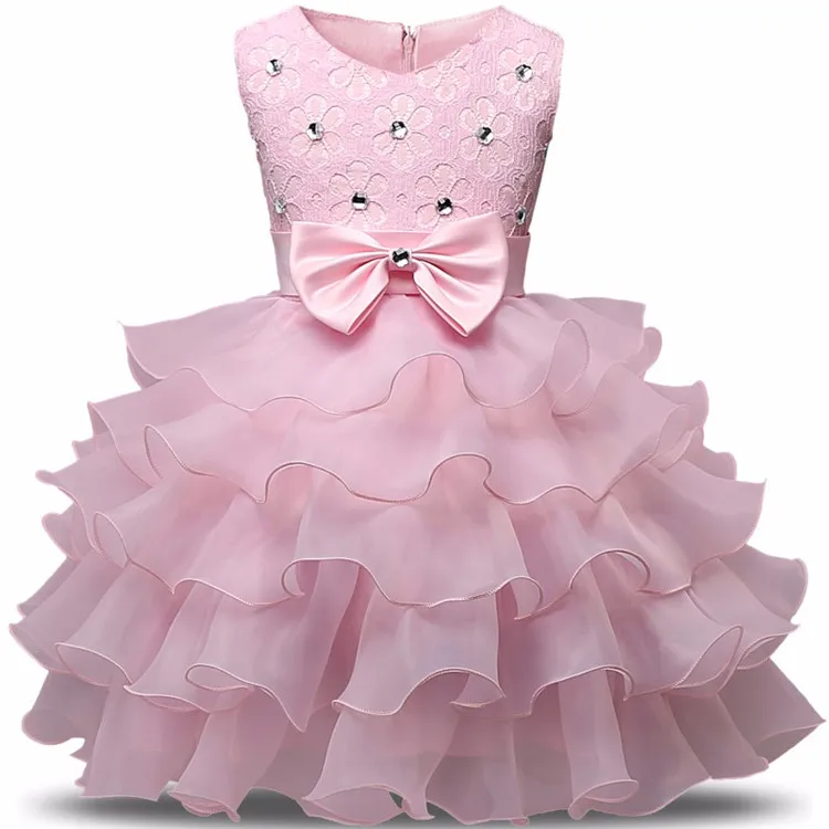pink2 Костюм для первого дня рождения; платья для маленьких девочек; Детские платья; праздничное платье принцессы; Одежда для маленьких девочек; vestidos; одежда для детей - Цвет: pink2