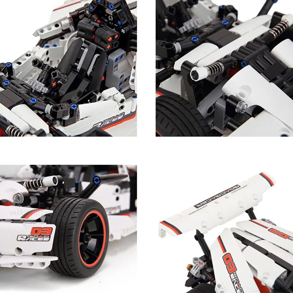 RC Car Intelligent Building Blocks Road Racing Electric Samrt Remote Control Model Racer Car For Boys Birthday Gift enlarge