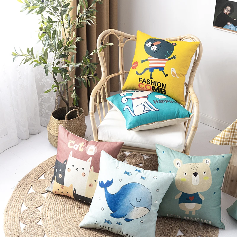 

100% Cotton Decorative Handmade Floral Leaf Throw Pillow Cover/Pillow Sham/Cushion Cover 6 Size Options Square Pillow Covers