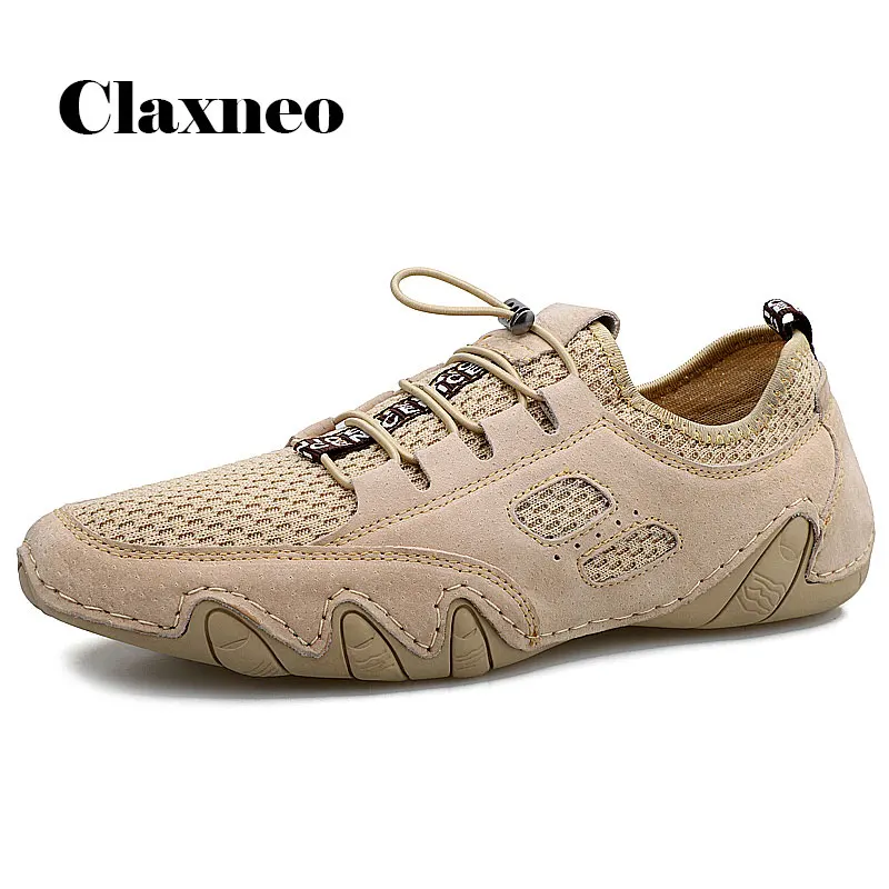 Мужская повседневная обувь из замши Новинка лета 2020 мужская дышащая модная на