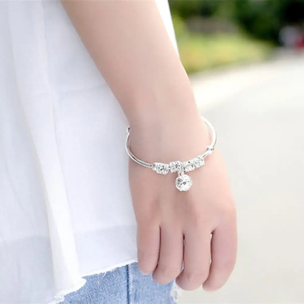 Полые серебряные этнические Цветочные регулируемые ювелирные изделия