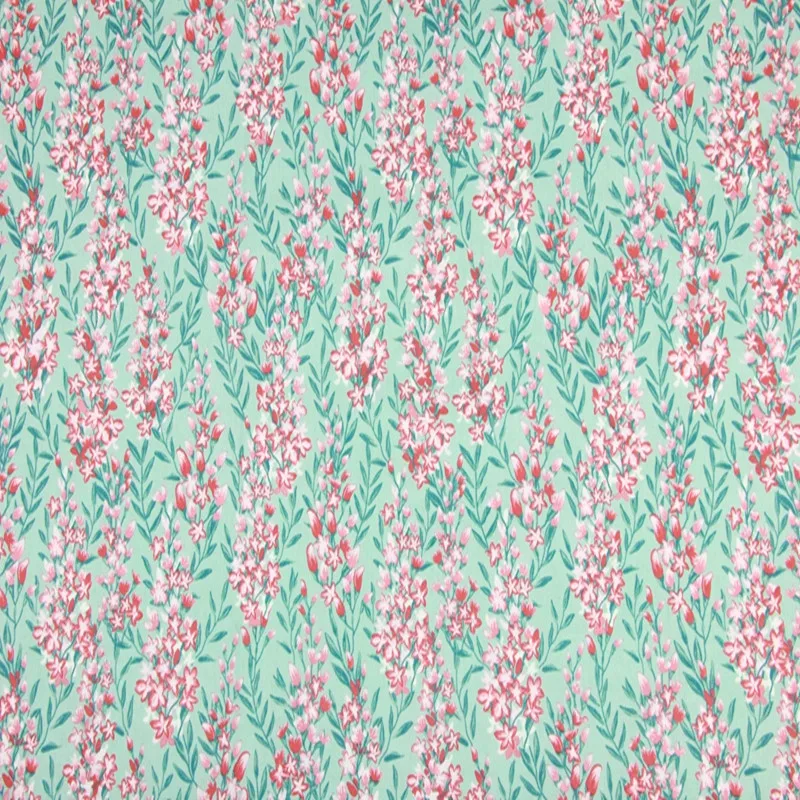 Цветок лаванды 100% хлопок ткань для девочки одежда Комплект постельного белья