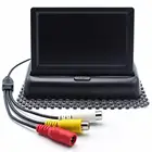 Складной автомобильный монитор заднего вида, профессиональный цифровой ЖК-дисплей 4,3 дюйма, аксессуары для автомобиля