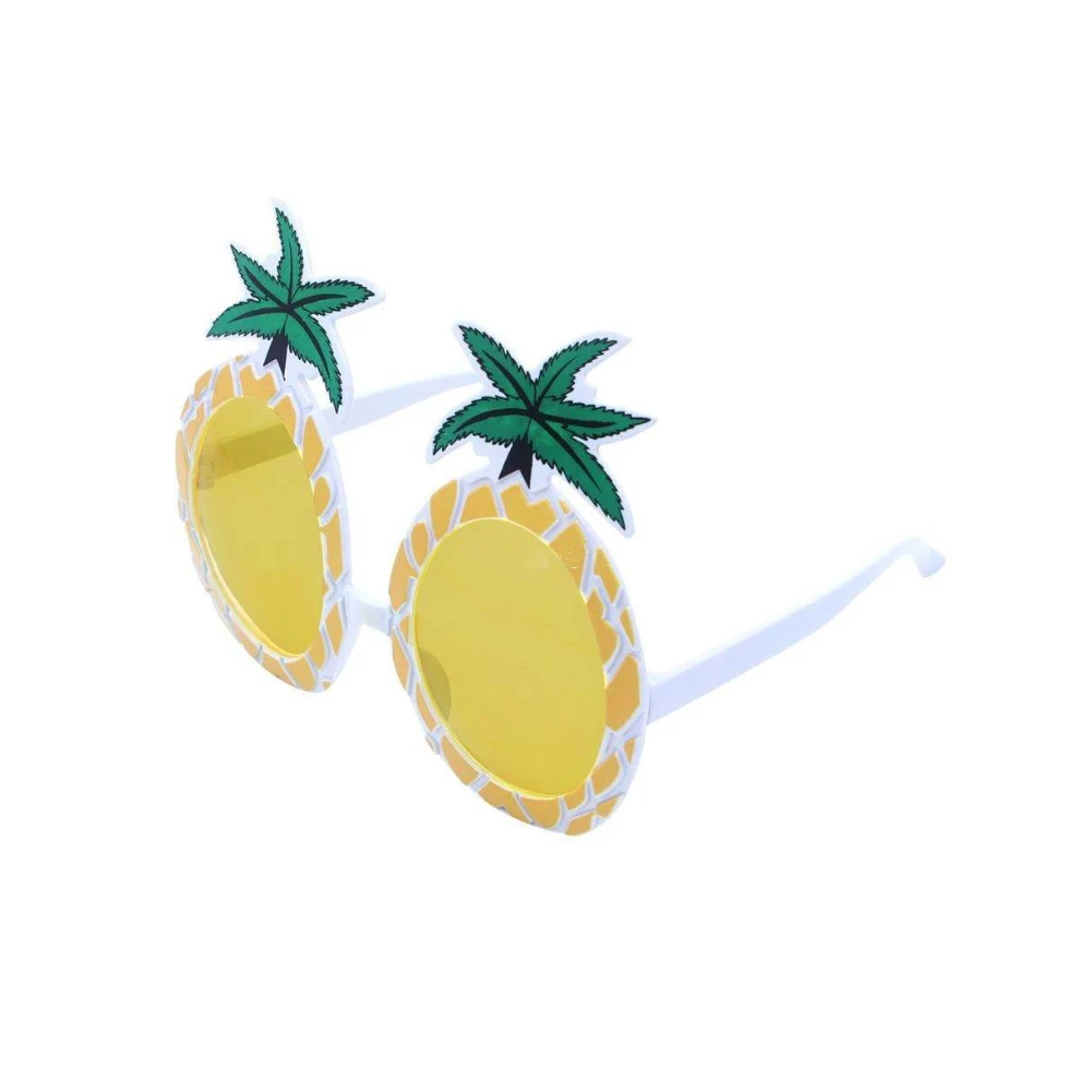 

Tropical Fiesta Party Pineapple Sunglasses For Holidays, BBQ And Summer Party, Plastic Yellow