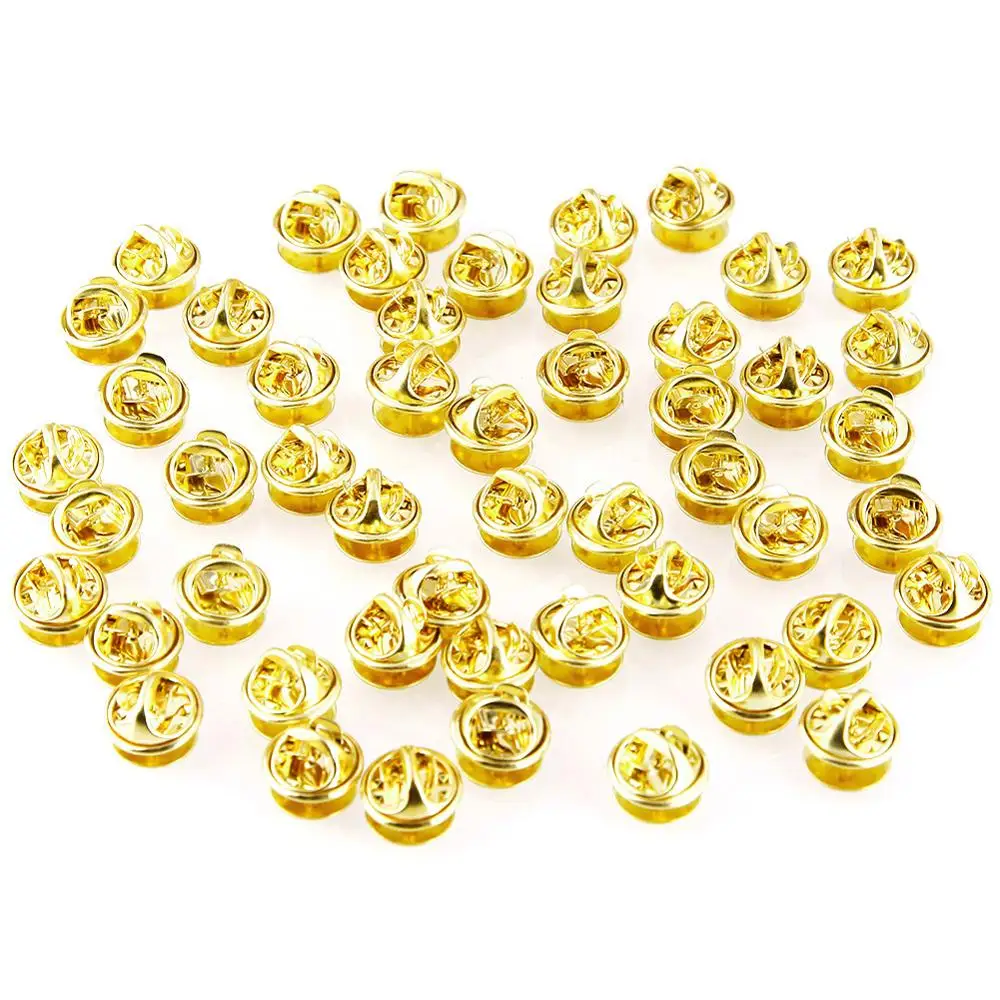 50 шт. зажим для галстука ногтей булавка лацкана застежка рассеиватель сжатия