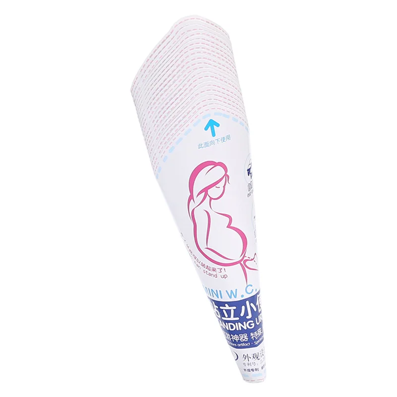 20 шт одноразовая Женская Воронка для мочи устройство мочеиспускания бумажный