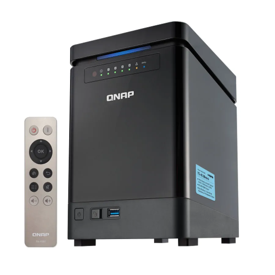 

QNAP 4 Bays NAS TS-453Bmini Intel Celeron Apollo Lake J3455 Quad-core CPU, Diskless 8GB RAM, SATA 6Gb/s Storage Server