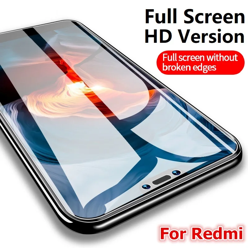Защитная пленка из закаленного Стекло для Xiaomi Redmi Примечание 7 Pro K20 Note 8 HD Экран Full
