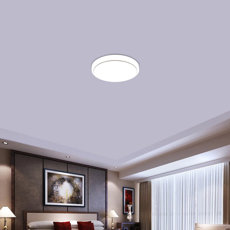 

LED Acrylic Ceiling Light White Round Bedroom Balcony Lamps for Modern Kitchen Hallway PI669