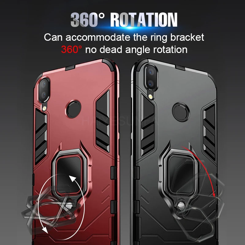 Роскошный бронированный противоударный чехол для Xiaomi Redmi Note 7 5 6 Pro силиконовые