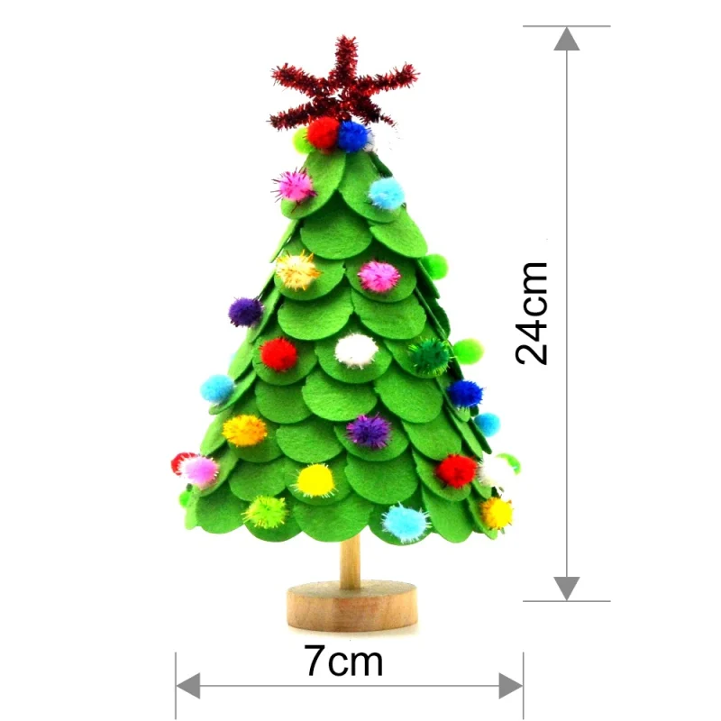 Домашнее украшение для детей подарки игрушка сделай сам Рождественская елка