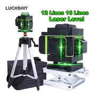 3d 4d laser level 360 rotate auto self leveling green line laser level laser tape measure vertical horizontal measure tools