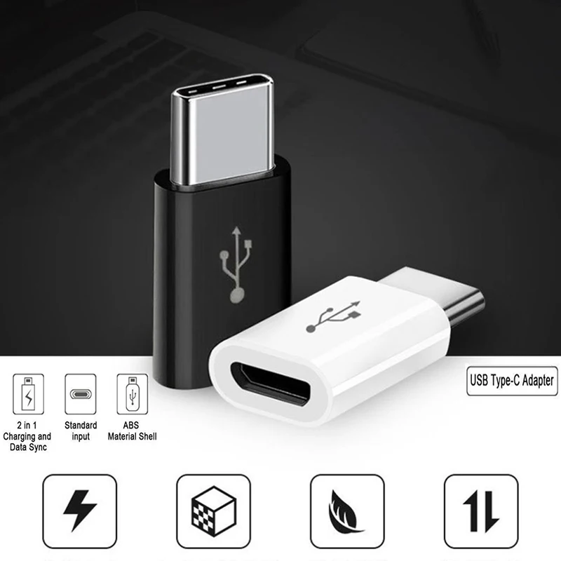 Переходник с USB Type-C папа на Micro мама | Мобильные телефоны и аксессуары