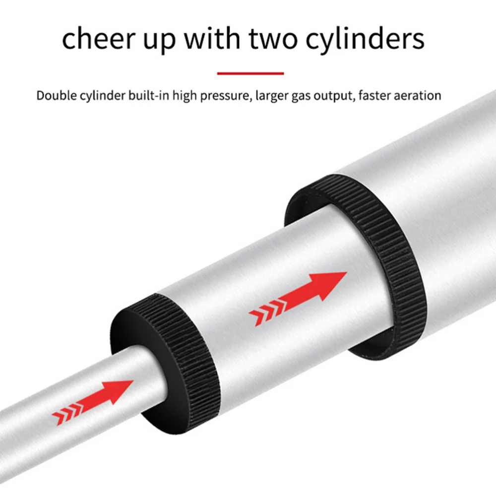 

Mini Bike Pump Multifunction Portable Handheld High Pressure Pump Tire Inflator