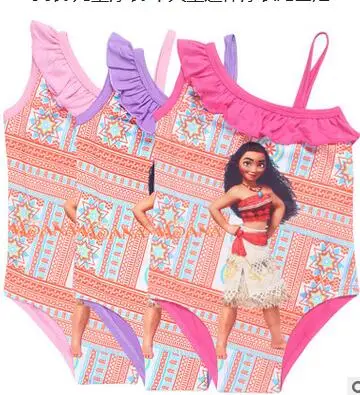 2019 г. платье-бикини для девочек от 4 до 12 лет один предмет летние купальные костюмы