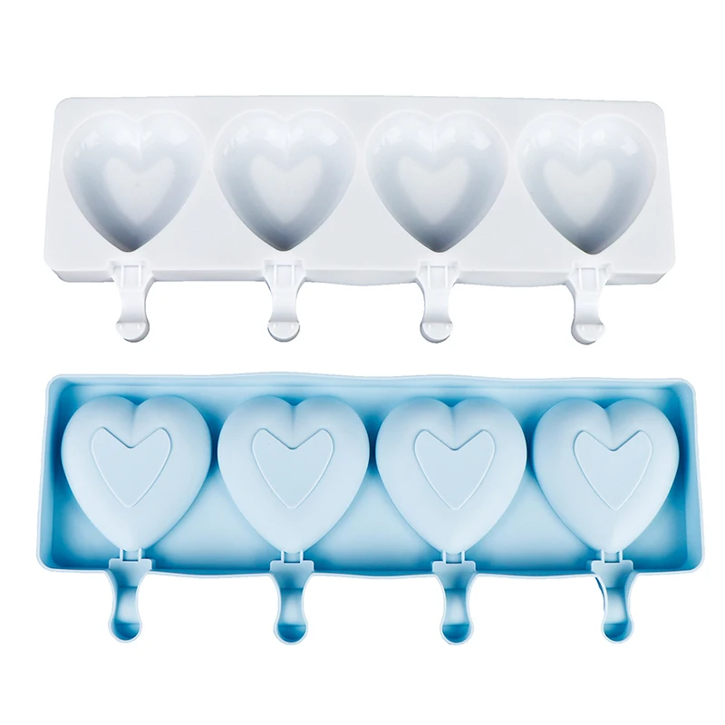 Форма мороженое на палочке дома Кухня силиконовая форма для льда формы крема 4