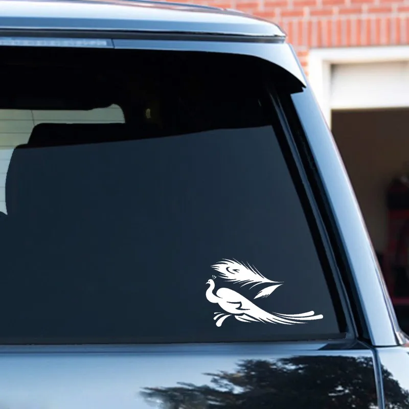 Павлиньи птицы и перья красивые для авто автомобиля/бампера/окна виниловые