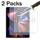 2 упаковки 9H 2.5D Закаленное стекло для защиты экрана для iPad pro 12,9 2021 версия 12,9 ''пленка для планшета